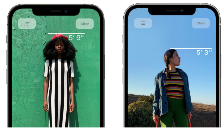 青羊苹果服务网点分享通过iPhone激光雷达测量身高方法教程 