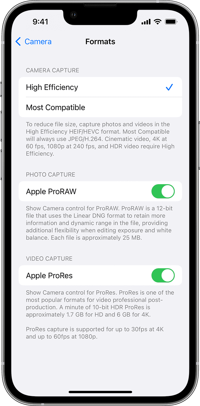 青羊苹果13维修分享如何在 iPhone 13 Pro 机型中拍摄和管理 ProRes 视频 